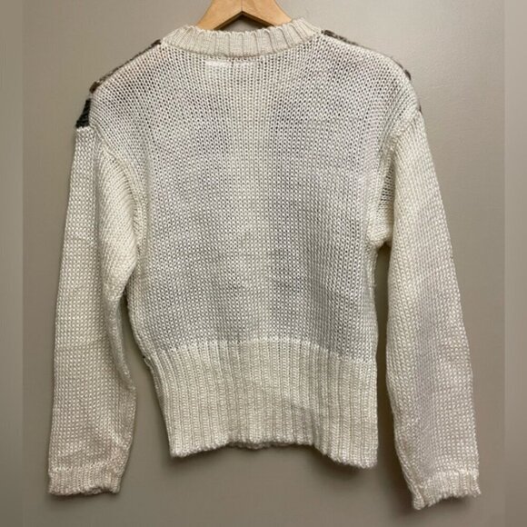 Vintage No Boundaries Knit Sweater Bows Floral Small - Picture 5 of 7